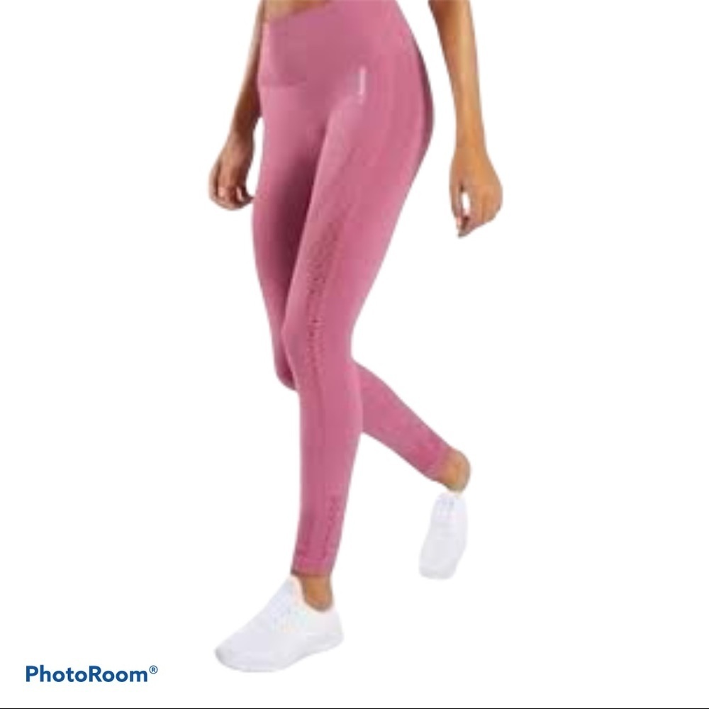 Gymshark Energy Seamless Leggings Tights Cranberry size XS